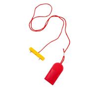 VILLFUL e Sécurité du Tapis Roulant à Double Broche Rouge avec Clip, Bouton d'Arrêt d'urgence pour Salle de Sport et Maison