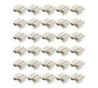 VILLFUL Clips De CâBle Solaire En Acier Inoxydable 30Pcs Pinces De Fixation RéSistantes À La Rouille Pour Panneaux Solaires Installation Facile Sans Outils