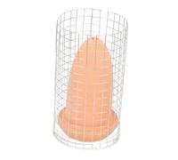 VILLFUL Cônes de Reproduction Céramique pour Aquariums Boîte de Pratique pour Crevettes et Poissons avec Grille de Séparation et Couvercle Habitat Optimal pour Ferme et Aquariums