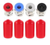 VILLFUL Connecteur D'alimentation Ptfe pour Imprimante 3d, Raccord Pneumatique Pc4-m6 4x2,5 Mm, 2 Pièces, Accessoire pour Tube de Filament et Sécheur à Filament, Compatible