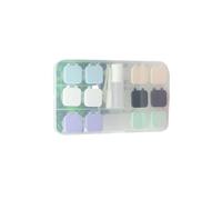 VILLFUL Conteneur pour Lentilles de Contact Étui Compact Accessoires Inclus 6 Paires Matériau Robuste Pratique pour Voyages et Déplacements