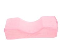 VILLFUL Coussin Facial en Mousse à Mémoire de Forme Rose pour Extensions de Cils, Appui-tête de U, Confortable et Polyvalent pour Soins Visage en Salons de Beauté
