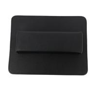 VILLFUL Coussin Repose-main pour Manucure en Cuir Pu Noir, Lavable et Facile à Transporter, Lot de 2 Pièces pour Formation Ongles et Table de Maquillage