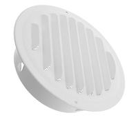 VILLFUL Couvercle de Grille D'aération en Acier Inoxydable 1500 Mm, Tête Plate Blanche, pour Hotte Aspirante Cuisine, Protection Extérieure le Vent Pluie, Ventilation Murale Fiable