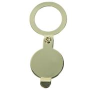 VILLFUL Couvercle de Peephole Cuivre pour Porte Appartement Protection Vie Privée Anti-espionnage Robuste et Facile à Installer Accessoire de Sécurité pour Maison et Hôtel Chromé