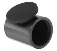 VILLFUL Creuset en Graphite Haute Température 60ml avec Couvercle à Vis pour Fusion de Métaux Précieux Cuivre Or Argenté Aluminium