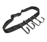 VILLFUL Crochet Métallique pour Support d'arbre en Nylon Noir, Chasse | Attache Rapide à Boucle, pour Randonnée et Repos, Métal Robuste, Facile à Transporter
