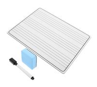 VILLFUL Double Sided Dry Erase Whiteboard Frameless Handheld Music Staff And Blank Writing Board For Students Teachers Classroom Office Home Use With Eraser And Marker