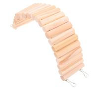 VILLFUL Échelle Escalade Naturel pour Hamster et Petits Animaux Multifonction Résistante et Facile à Nettoyer pour Cage et Entraînement des Cobayes