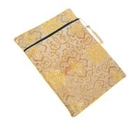 VILLFUL Écritures avec Sac de Rangement Multifonctionnel Doux pour Religieux et Objets Divers Sac Élégant Fleurs Jaunes