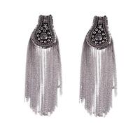 VILLFUL Épaulettes À Franges 2 Pièces Pompons Pour Robe Chapeau Ornement