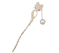 VILLFUL Épingle à Cheveux Métal Vintage pour Femmes Bâton Long Fox Design Accessoire Mariage et Coiffure Rétro Maintien Ferme pour Cheveux Épais et Bouclés