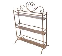 VILLFUL Étagère de Rangement en Métal 3 Niveaux pour Salle de Bain 33x27x11,7 Cm Organiseur de Maquillage et Porte-parfum Compact pour Lavabo, Chambre, la Cuisine et Bureau, Rangement