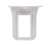 VILLFUL Étagère Murale Extensible pour Prise Électrique en Abs Blanc, Facile à Assembler, Support Pratique pour Organiser et Étendre l'espace de Rangement