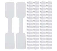 VILLFUL Étiquettes Autocollantes Blanches pour Bijoux 500 Pcs Étiquettes de Prix en Papier pour Colliers Bracelets et Bagues pour Vente au Détail et Marchés Artisanaux