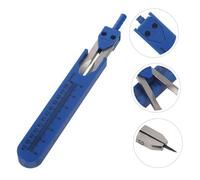 VILLFUL Étrier de Mesure Médicale pour Électrocardiogramme Diviseur Ekg avec Vis de Blocage Outil pour Médecins et Infirmiers avec Étui de Rangement Bleu