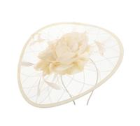VILLFUL Fascinateur Vintage Femme Élégant avec Filet et Plume Serre-tête Chic pour Mariage Cocktail et Festivals Accessoire de Cheveux Rétro pour Cérémonie
