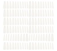 VILLFUL Faux Ongles de Cercueil Xxl 500 Pièces Transparentes sans Traces Capsules pour Ongles Complets Patchs Autocollants pour Nail Art Professionnel Usage Salon et Soirées