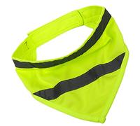 VILLFUL Foulard Réfléchissant pour Chien Ajustable Écharpe en Polyester Haute Visibilité Taille m Accessoire De Promenade Nocturne pour Animaux De Compagnie Bavoir De Sécurité pour Chiot