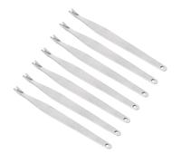VILLFUL Fourchettes de Peau Morte Confortables à Tenir en Acier Inoxydable 40pcs Design Ligne Lisse Outils de Pédicure pour Usage Personnel et Professionnel à Domicile ou Salon