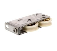 VILLFUL Galet de Porte Coulissante Acier Inoxydable avec Double Roulement à Billes Roue de Guidage Silencieuse pour Fenêtre Chariot Robuste pour Porte Patio et Écran Coulissant