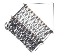 VILLFUL Hamac Mural en Macramé pour Chambre d'Garçon et Tapisserie Tissée Main en Coton Naturel Décoration Murale Pratique Support de Rangement Suspendu pour et Jouets