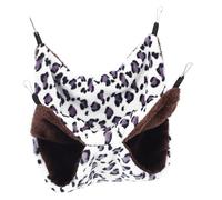 VILLFUL Hamster Hammock Warm Small Animals Hanging Bed Cozy Guinea Pig Sleeping Nest for Cage