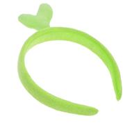 VILLFUL Headband à Pousses de Haricot Vert Frais Accessoire de Cheveux pour Femmes Bandeau de Fête Mariage et Anniversaire Prop Photo Booth Cosplay