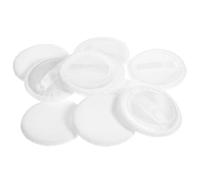 VILLFUL Houppette Maquillage Visage Coton 10 Pièces pour Poudre Fixante et Application Douce et Uniforme Emballée en Sachet OPP pour Fond de Teint et Poudre Compacte
