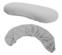 VILLFUL Housses d'Accoudoirs Élastiques 24X9Cm en Polyester pour Protection et Remplacement de Repose-Mains sur Chaises de Bureau et Fauteuils de Jeu