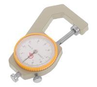 VILLFUL Jauge D'épaisseur Portable En Alliage Pour Cuir, Outil De Mesure D'épaisseur Du Cuir Précis, Adapté Au Travail Artisanal Et Bricolage, Compact Et Léger Pour Usage Professionnel Et Débutant