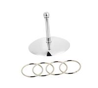 VILLFUL Jouet Éducatif Perroquet Interactif Bague pour Entraînement, Grand Format, Matériau Non Spécifié, Jeu de Lancer D'anneaux pour Volière, Adapté aux Perroquets et Conures