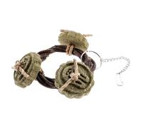 VILLFUL Jouets pour Lapins, Cochons d'Inde, Comprimés À Mâcher, Snacks pour Hamsters, Jouets Naturels pour Lapins, Jouets À Mâcher pour Les Dents, Accessoires pour Chinchillas, Jouets