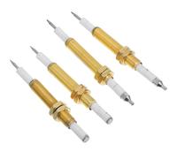 VILLFUL Kit 4 Pièces Allumeur pour Cuisinière à Gaz, Aiguille D'allumage Réglable et Aiguille de Capteur, Compatible Multi-brûleurs, Système D’allumage Précis et Étanche