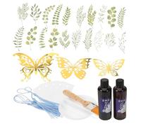 VILLFUL Kit De Cyanotype Fournitures Pour Cyanotype Outils De Bricolage Pratique Pour Peinture Au
