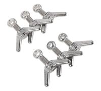 VILLFUL Kit de Fixation 6pcs Vis Inox en Acier Inoxydable 304 Écrou à Ailettes et Trou, pour Fixation Sécurisée et Verrouillage D'équipements Électroniques et Meubles