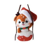 VILLFUL Kit Feutrage Laine Débutant Diy Avec Fournitures Complètes Pour Décoration Poupée Mignonne Style Noël Cadeau Créatif Accessoires Faciles à Utiliser