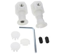 VILLFUL Kit Fixation Wc Mural Vis et Joint Étanchéité Latéral Accessoire Montage Salle de Bain Installation Facile Matériau et Robuste Compatible Diverses Marques