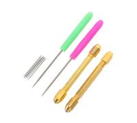 VILLFUL Kit Outils pour Réenracinement De Cheveux De Poupée Aiguilles Enracinement Poignée Cuivre pour Fabrication De Poupée Et Coiffure DIY
