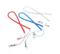 VILLFUL Laisse Entraînement pour Perroquet Anti-Morsure Corde Élastique pour Oiseau Harnais Pied Extérieur Accessoire Vol Sécurisé Couleur Aléatoire