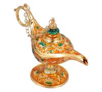 VILLFUL Lampe Décorative Magique Orange en Alliage de Zinc, Résistante à l'usure Chocs, Décoration de Table pour Scène et Cabinet, Design Délicat et Lumineux
