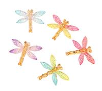 VILLFUL Lot de 10 Breloques en Résine pour Décoration de Jardin Mini Figurines Colorées pour Bricolage et Artisanat Charme Insecte pour Projets DIY