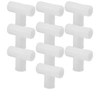 VILLFUL Lot de 10 Connecteurs d'angle Simples en Tissu avec Boucle pour Étagère À Chaussures Connecteurs De Rechange pour Étagère À Chaussures Raccords en T pour Tringle À