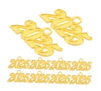 VILLFUL Lot De 10 Pendentifs Pompons De Remise De Diplôme 2025 Breloques De Sceau De Pompon Ornements De L'Année 2025 Décoration De Sceau 2025 Breloques De Décoration Ornement De