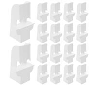 VILLFUL Lot De 100 Supports En Carton Pour Affiches Cadres Sur Pied Pour Photos Présentoirs En Carton Pour Tableaux Chevalets De Bureau Décoration Blanche