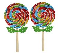 VILLFUL Lot De 2 Accessoires pour Sucettes, Fausses Sucettes, Accessoires pour Photos, Sucettes, pour Photomaton, Sucettes Géantes, Fausses Sucettes, pour Photos