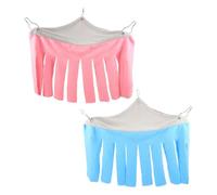 VILLFUL Lot de 2 cachettes d'angle triangulaires pour Petits Animaux, hamac, lit, Habitat pour cochons d'Inde, Lapins, furets, Chinchillas