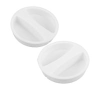 VILLFUL Lot de 2 Couvercles Anti-poussière Étanches 5,5 Cm pour Orifice D'arrivée D'eau de Vaporisateur Facial Chaud/froid, Accessoires Solide pour Cuiseur Vapeur Beauté,