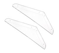 VILLFUL Lot De 2 Étagères Flottantes De Rangement avec Trou De Fixation pour Fil Décoration De Chambre À Coucher Étagères Murales Esthétiques Étagères Flottantes Présentoirs Étagères