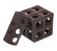 VILLFUL Lot de 2 Grottes Refuge pour Poissons en Céramique, Cachette sous-Marine pour Aquarium, Décoration Paysagère Solide et Légère, Maison de Frai pour Poissons et Crevettes, Ornement